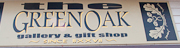 Green oak Gallery Sign